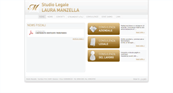 Desktop Screenshot of manzella.it